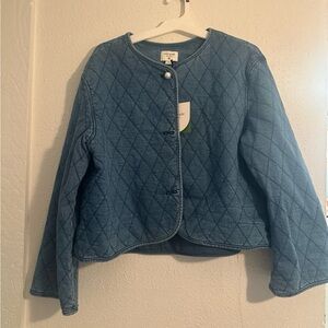 Kate Spade New York x Target Quilted Denim Jacket -  XL